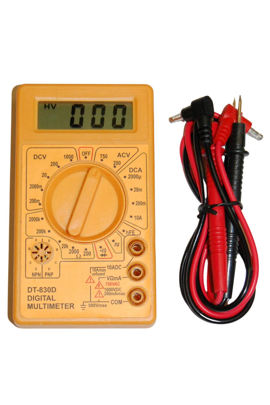 DT830D Buzzerlı Dijital Multimetre