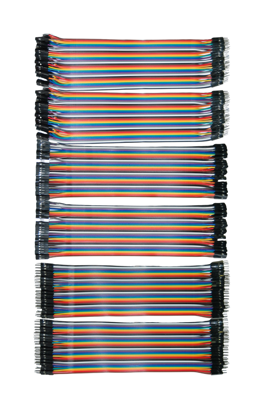 Jumper Kablo Seti - 20cm - 40'lı - 6'lı Kablo Seti (2xDişi Erkek / 2xDişi Dişi / 2xErkek Erkek)