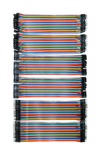 Jumper Kablo Seti - 20cm - 40'lı - 6'lı Kablo Seti (2xDişi Erkek / 2xDişi Dişi / 2xErkek Erkek)