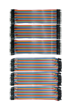 Jumper Kablo Seti - 20cm - 40'lı - 6'lı Kablo Seti (3x Dişi Erkek / 3x Erkek Erkek)
