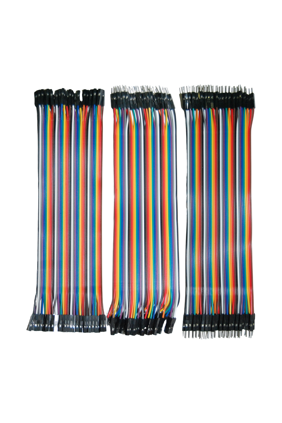 Jumper Kablo Seti - 20cm - 40'lı - 3'lü Kablo Seti (1x Dişi Erkek / 1x Dişi Dişi / 1x Erkek Erkek)