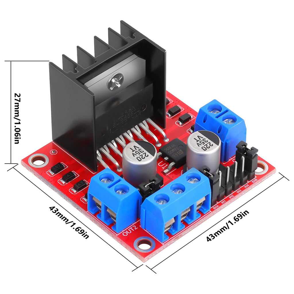 L298N Dual Motor Sürücü Modülü