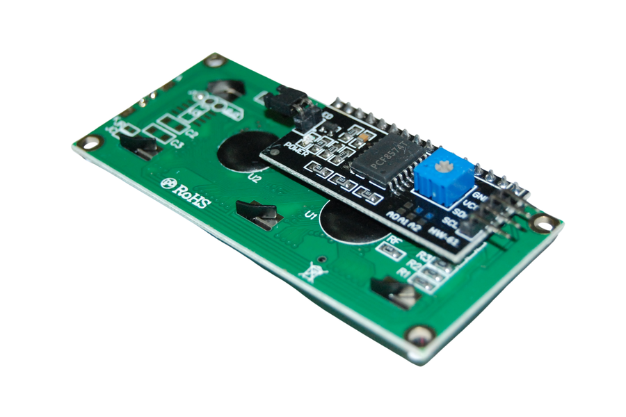 16x2 LCD Ekran I2C Modüllü - Mavi - Arduino Uyumlu