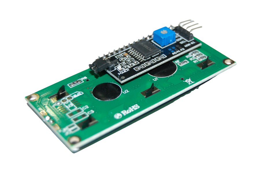 16x2 LCD Ekran I2C Modüllü - Mavi - Arduino Uyumlu