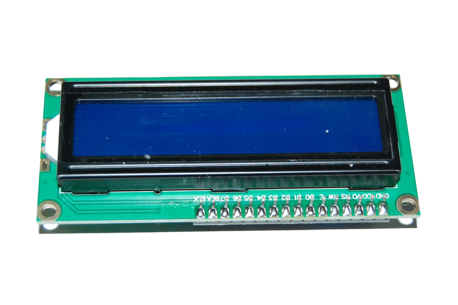 16x2 LCD Ekran I2C Modüllü - Mavi - Arduino Uyumlu