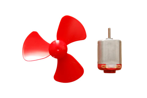 DC motor ve pervane