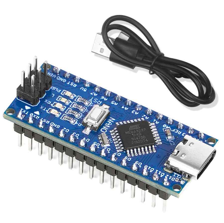 Arduino Nano V3 klon Type-C USB kablo hediyeli