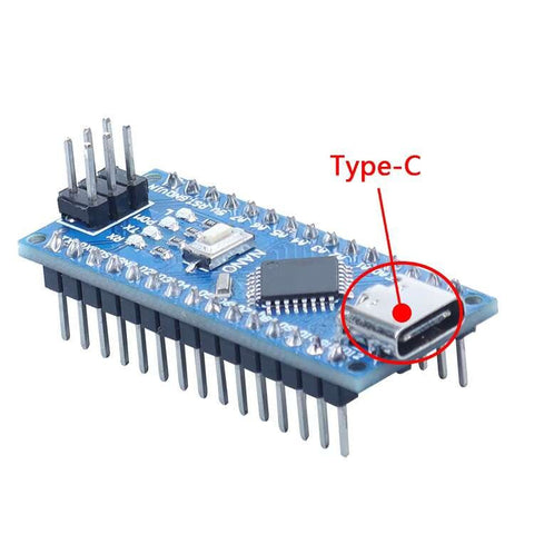 Arduino Nano Type-C giris detayi