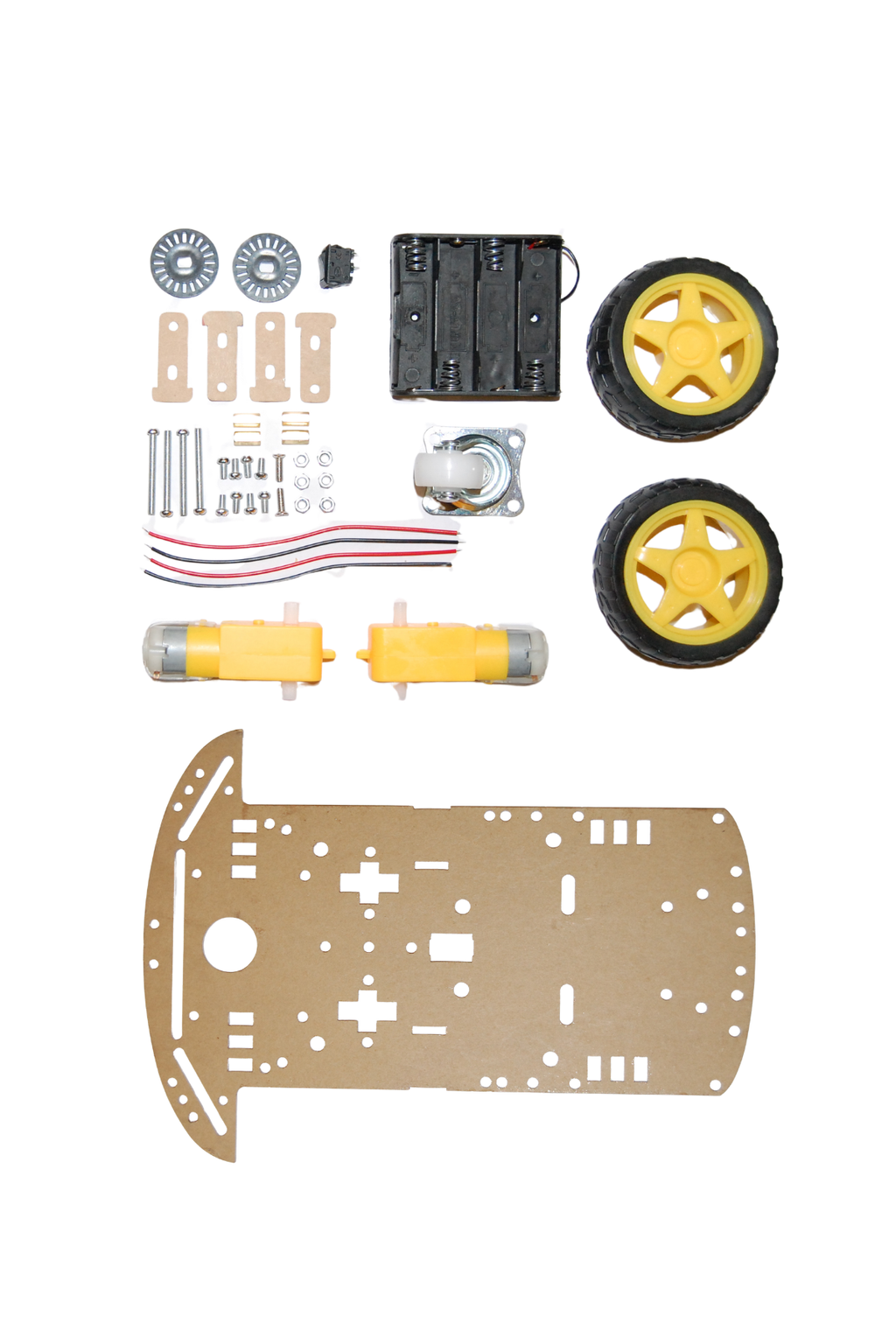 2WD Robot Araba Kiti (Demonte Robotik Gövde)