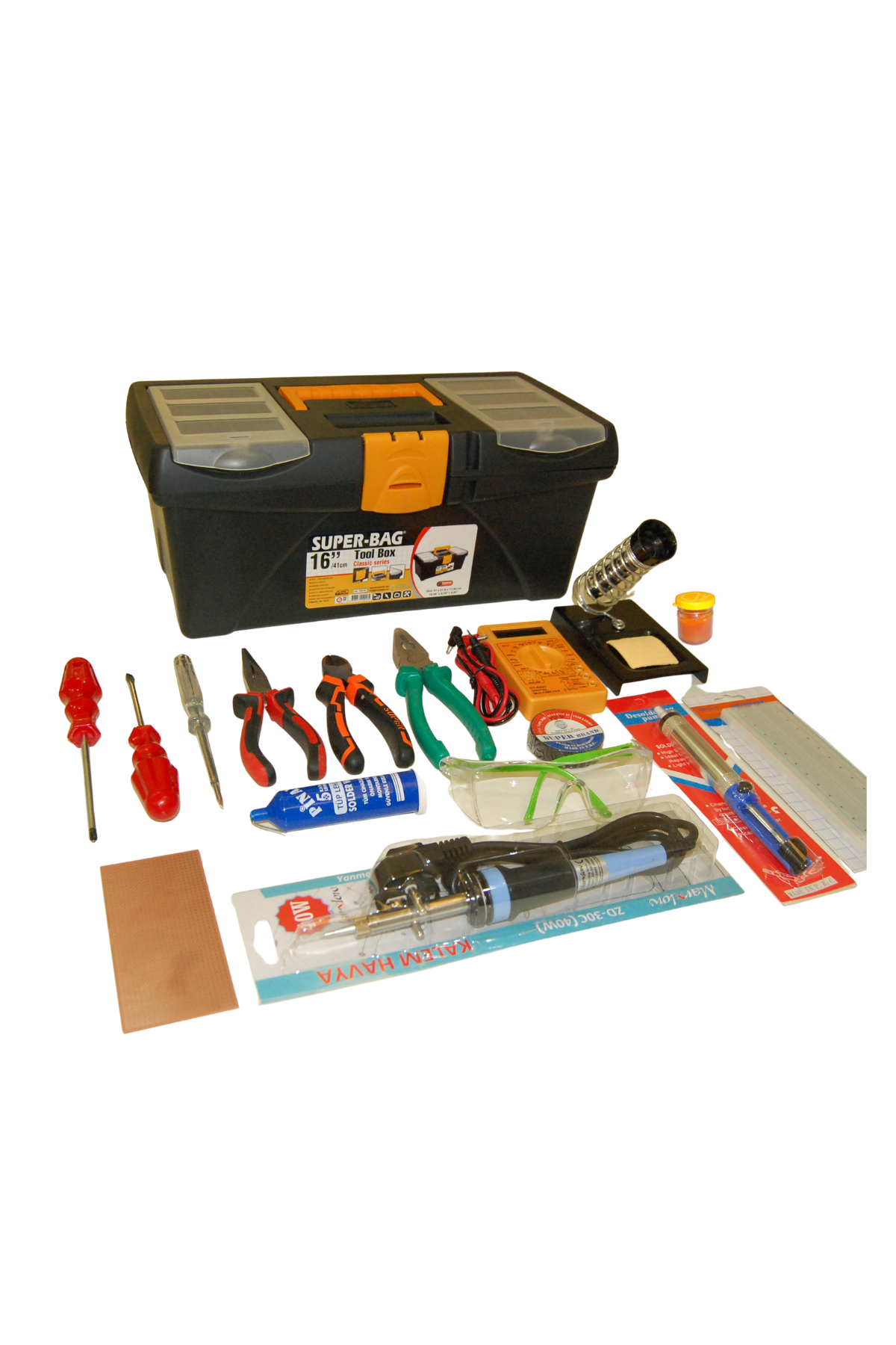 Meslek Lisesi Takım Çantası Seti - 17 Parça Full Set